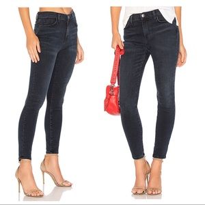 Current Elliot Dark Wash High Waisted Skinnies